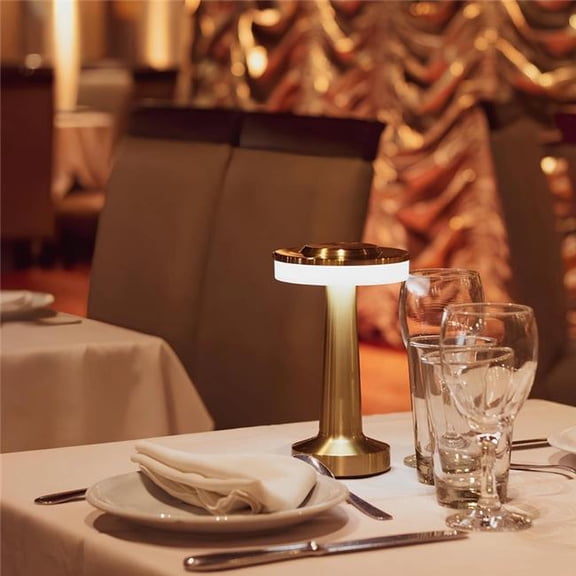 Creative Lighting Retro Bar Lamp-Gold Retro Bar Table Lamp, Gold