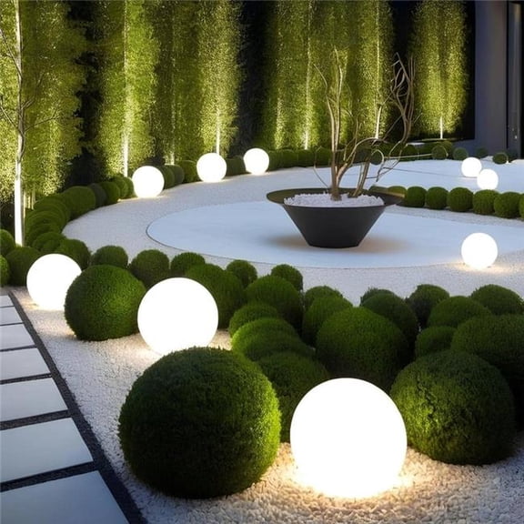 Creative Lighting Solar-20cm-1 20 cm Spherical Garden Light with Solar Powered