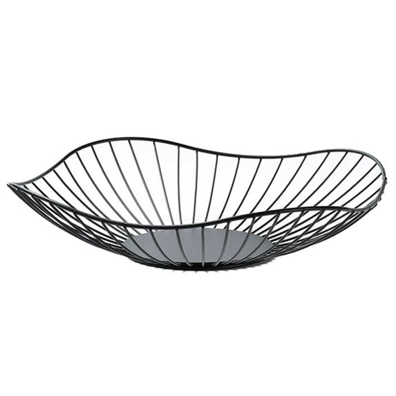 Creative Lotus Leaf Shaped Fruit Basket,Metal Wire Fruit Bowl, Iron Arts Fruit Storage Baskets for Kitchen Counter, Countertop, Home Decor, Table Centerpiece Decorative Hold Vegetables, Bread, Snacks