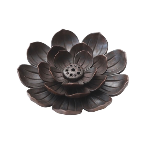 Creative Lotus Shaped Incense Burner Exquisite Lotus Decoration Home Thread Incense Insert for Meditation