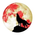 thumbnail image 1 of Creative Luminous Moon Wall Stickers Halloween Decoration Stickers Luminous Wolf, 1 of 4