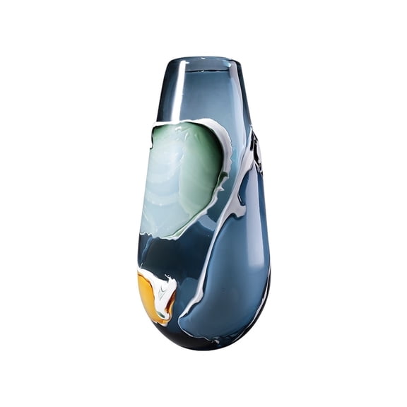 Creative Luxury Glass Vase Decoration, Living Room Porch Home Decoration, Dining Room Hotel Shopping Mall Soft Decoration