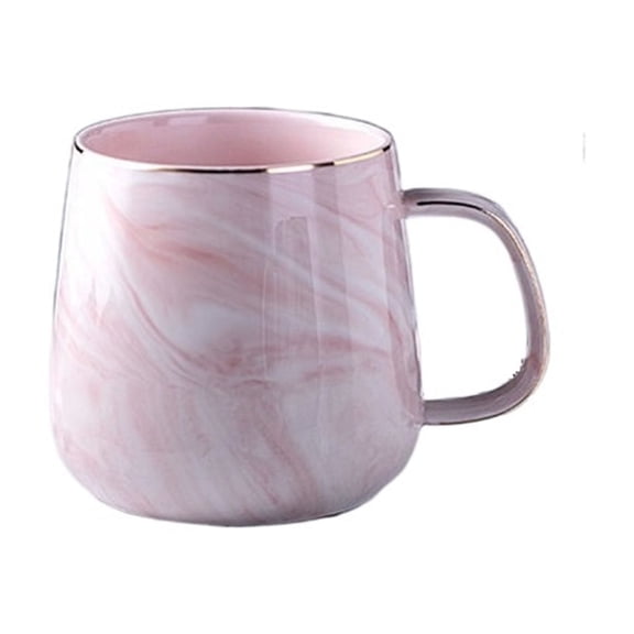 Creative Marble Pink Coffee Mug Ceramic Tea Water Cup Gift Porcelain Mugs For Tea Breakfast Milk