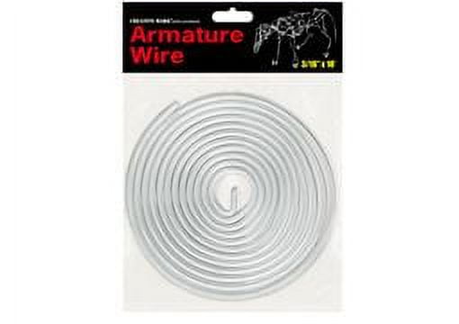 Creative Mark Armature Wire 3/16" x 10ft - Lightweight and Durable Aluminum Sculpting Wire for Artists - Flexible, Non-Corrosive - Multiple Sizes for Sculpture, Pottery, and Mixed-Media Art
