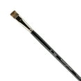 thumbnail image 1 of Creative Mark Hamburg Premiere Professional Oil Painting Brushes - Bright #10 Oil Paint Brush - Handmade in Germany, Natural & Synthetic Hair Blend, Long Triple-Lacquered Birch Handle, 1 of 7