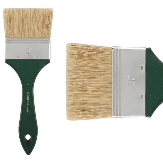 Creative Mark Bonn Bristle Blend Mottler Brush - Mottler Synthetic Hair Paint Brush for Large Scale Work, Acrylic or Oil Paint, and Artists - 3 Inch