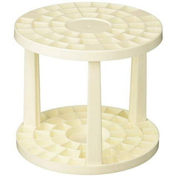 Creative Mark Brush Crate Brush Storage Holder - Brush Crate for Painting, Artists, Drying, & More! - Beige