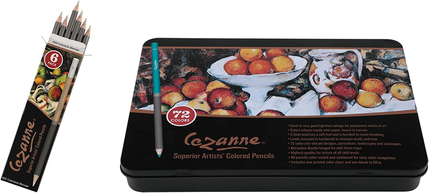 Creative Mark Cezanne Premium Colored Pencils Medium Gray 6 Pack Highlypigmented Drawing Pencils Coloring Pencils For Drawing Blending Coloring 449868421481185282