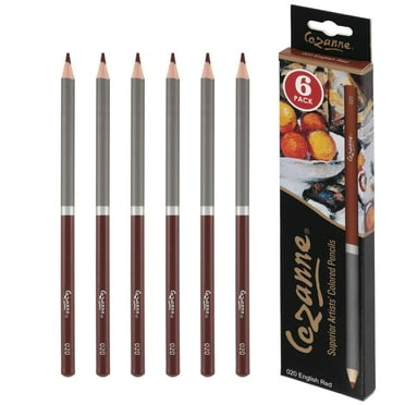 Creative Mark Cezanne Premium Colored Pencils English Red 6 Pack - Highly-Pigmented Drawing Pencils - Coloring Pencils for Drawing, Blending, Coloring, and More