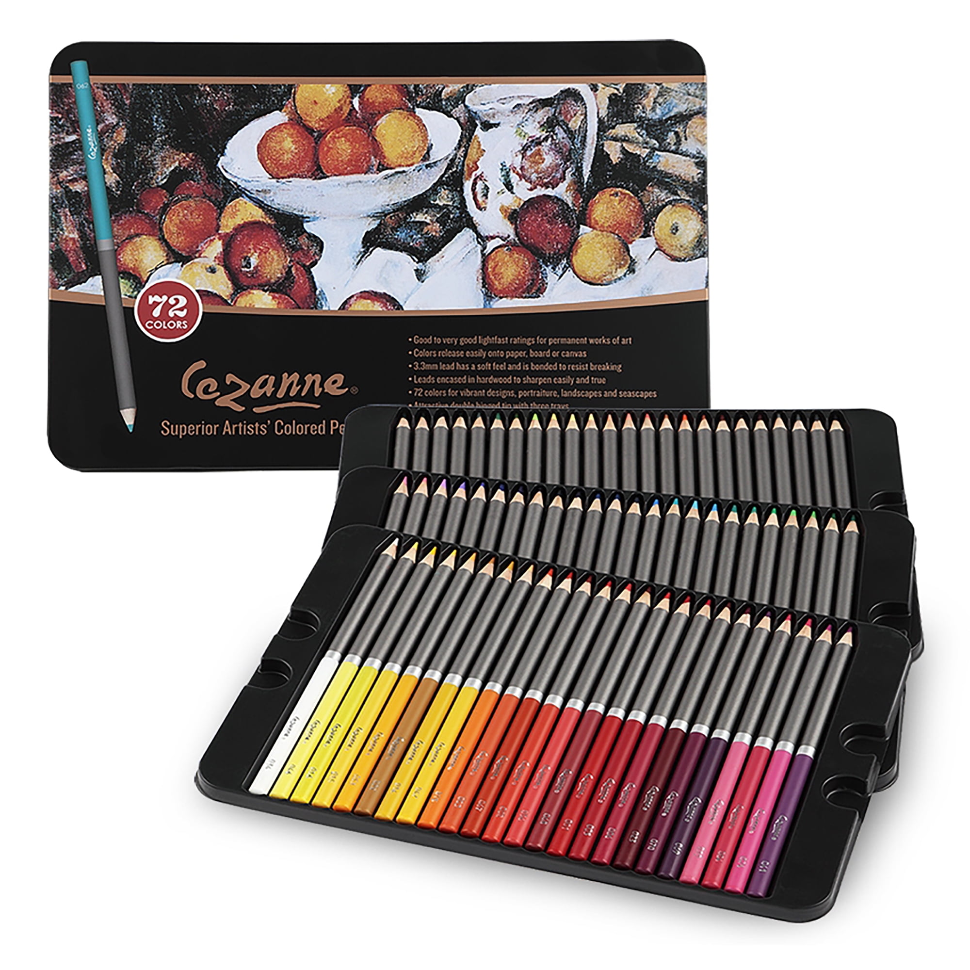 Creative Mark Cezanne Premium Colored Pencils Multicolor Set of 72