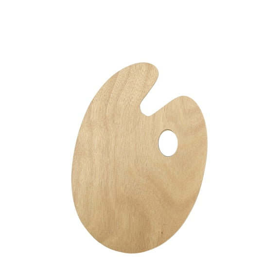 Creative Mark Deluxe Wood Palette For Use with Oil or Acrylic Paints, Oval 10"x14"