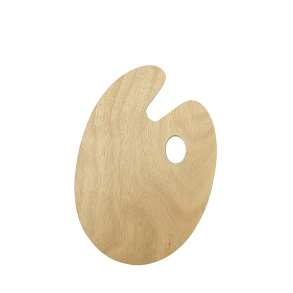 Creative Mark Deluxe Wood Palette For Use with Oil or Acrylic Paints, Oval 16"x20"