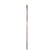Creative Mark Ebony Splendor Long-Handled Synthetic Sable Paint Brush, Filbert # 6, Teijin Multi-Filament Hair, Handcrafted Synthetic Paint Brushes for Acrylic Painting, Watercolor Painting and More