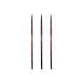 thumbnail image 1 of Creative Mark Ebony Splendor Short-Handle Synthetic Sable Paint Brush, Angular 1/8 in, Pack of 3, Teijin Multi-Filament Hair, Handcrafted Synthetic Paint Brushes for Acrylic, Watercolor  & More, 1 of 7