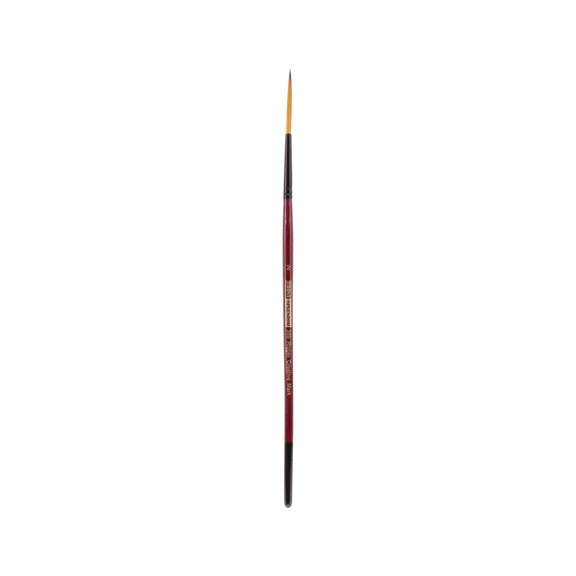 Creative Mark Ebony Splendor Short-Handled Synthetic Sable Paint Brush, Rigger # 2, Teijin Multi-Filament Hair, Handcrafted Synthetic Paint Brushes for Acrylic Painting, Watercolor Painting and More
