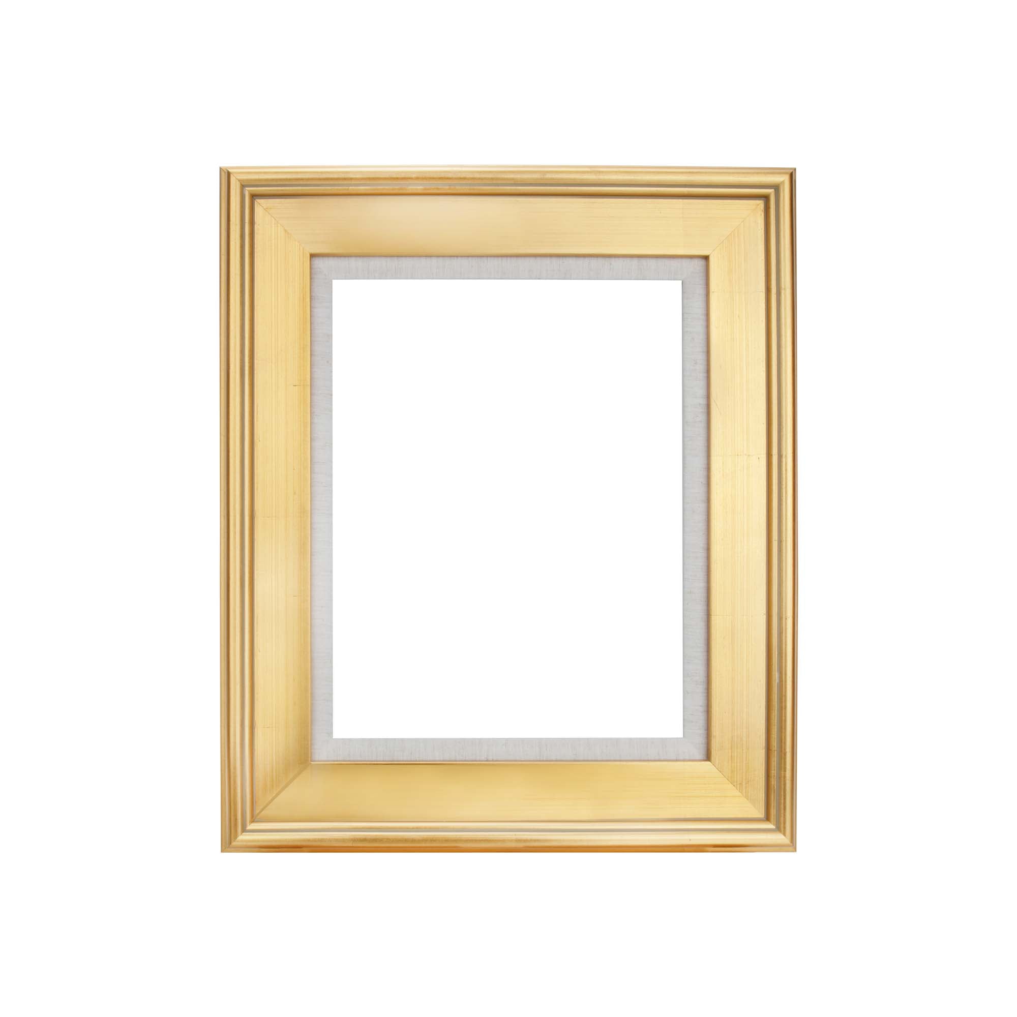 Creative Mark Plein Air Gold 11x14" Wooden Picture Frame with 1” Linen ...