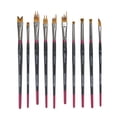 thumbnail image 1 of Creative Mark FX Special Effects Paint Brush Set Unique Ribbon, Multi-Line, Angular Dabber Style Professional Artist Paintbrushes for Watercolor, Thinned Acrylics & Oil Paint - Set of 10, 1 of 7