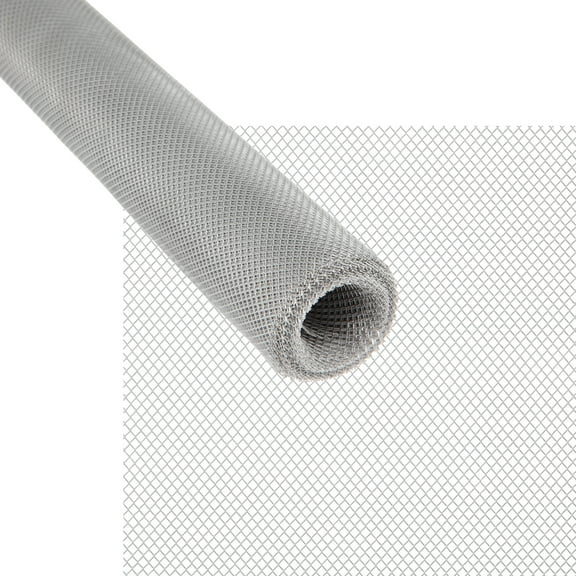 Creative Mark Fine 2mm Aluminum Wire Mesh Roll 19.68" x 9.84 ft, Woven Metal Mesh Screen for Sculptures, Sturdy & Pliable Structure, Ideal for Clay Plaster, Unique 3D Shape Transformations