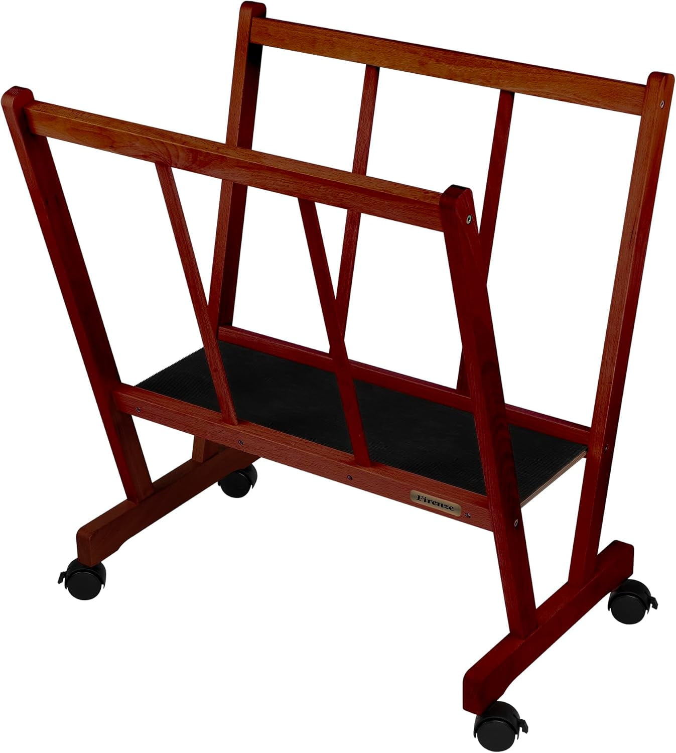 Creative Mark Firenze Wood Large Print Rack with Castors - Perfect for ...