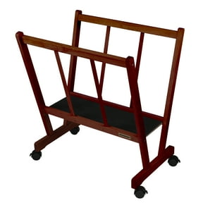 MEEDEN Wood Large Print Rack, Artist Storage Rack with Castors, Art ...