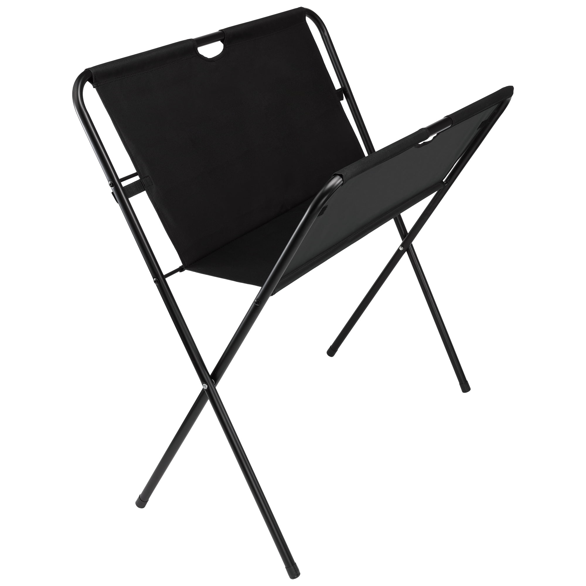Jumbo Black Aluminum Folding Canvas Print Rack