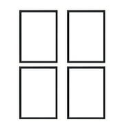 Creative Mark Illusions Floater Canvas Frame for 1-1/2 Deep Canvases, White 24x30, 4 Pack - Floating Canvas Art Illusion - No Glass or Backing, Gallery Wall Display, Black Interior