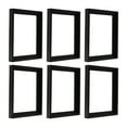thumbnail image 1 of Creative Mark Illusions Floater Canvas Frame for 1-1/2" Deep Canvases, Black 9x12", 6 Pack - Floating Canvas Art Illusion - No Glass or Backing, Gallery Wall Display, Black Interior, 1 of 7