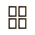thumbnail image 1 of Creative Mark Illusions Floater Frame For 3/4" Deep Canvases - 12x12" Antique Gold - No Glass or Backing - Wood Composite Floating Illusion Frame for Canvas Paintings- With Hanging Hardware, 1 of 7