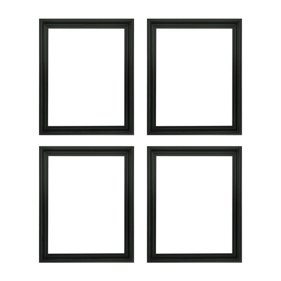 Creative Mark Illusions Floater Frame For 3/4" Deep Canvases - 24x36 Black - No Glass or Backing - Wood Composite Floating Illusion Frame for Canvas Paintings- With Hanging Hardware