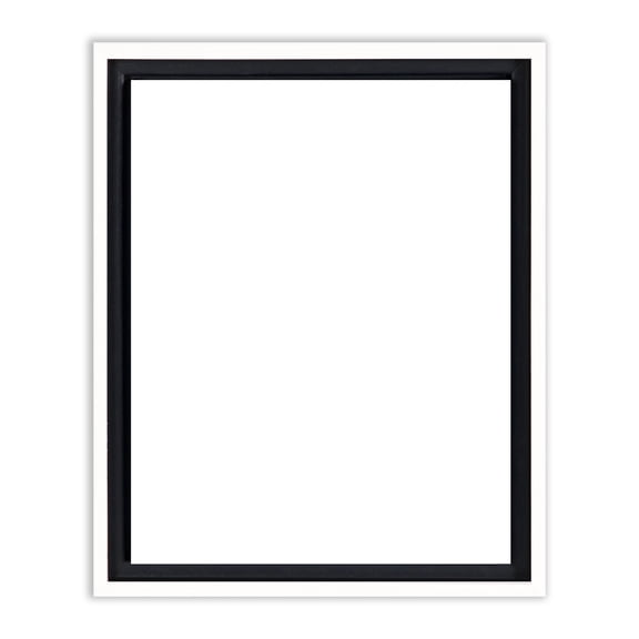 Creative Mark Illusions Floater Frame For 3/4" Deep Canvases - 24x36" White - No Glass or Backing - Wood Composite Floating Illusion Frame for Canvas Paintings- With Hanging Hardware