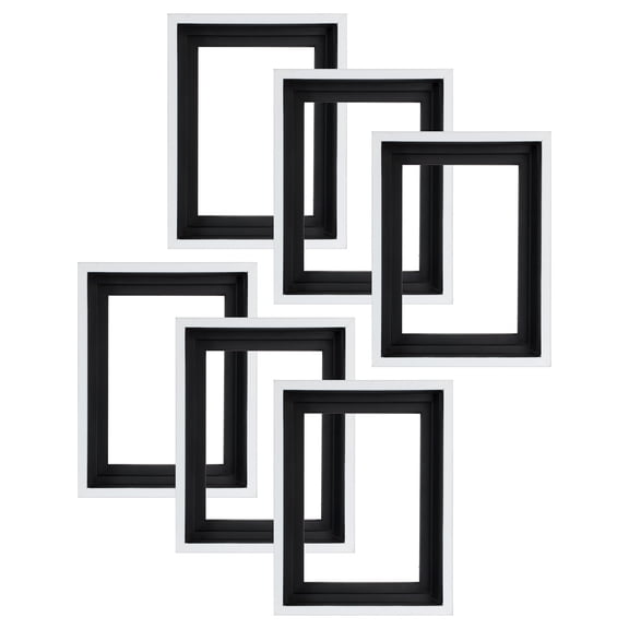 Creative Mark Illusions Floater Frame For 3/4" Deep Canvases - 30x30" White - No Glass or Backing - Wood Composite Floating Illusion Frame for Canvas Paintings- With Hanging Hardware
