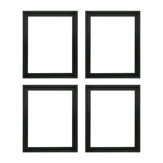 Creative Mark Illusions Floater Frame For 3/4" Deep Canvases - 6x8" Black - No Glass or Backing - Wood Composite Floating Illusion Frame for Canvas Paintings- With Hanging Hardware