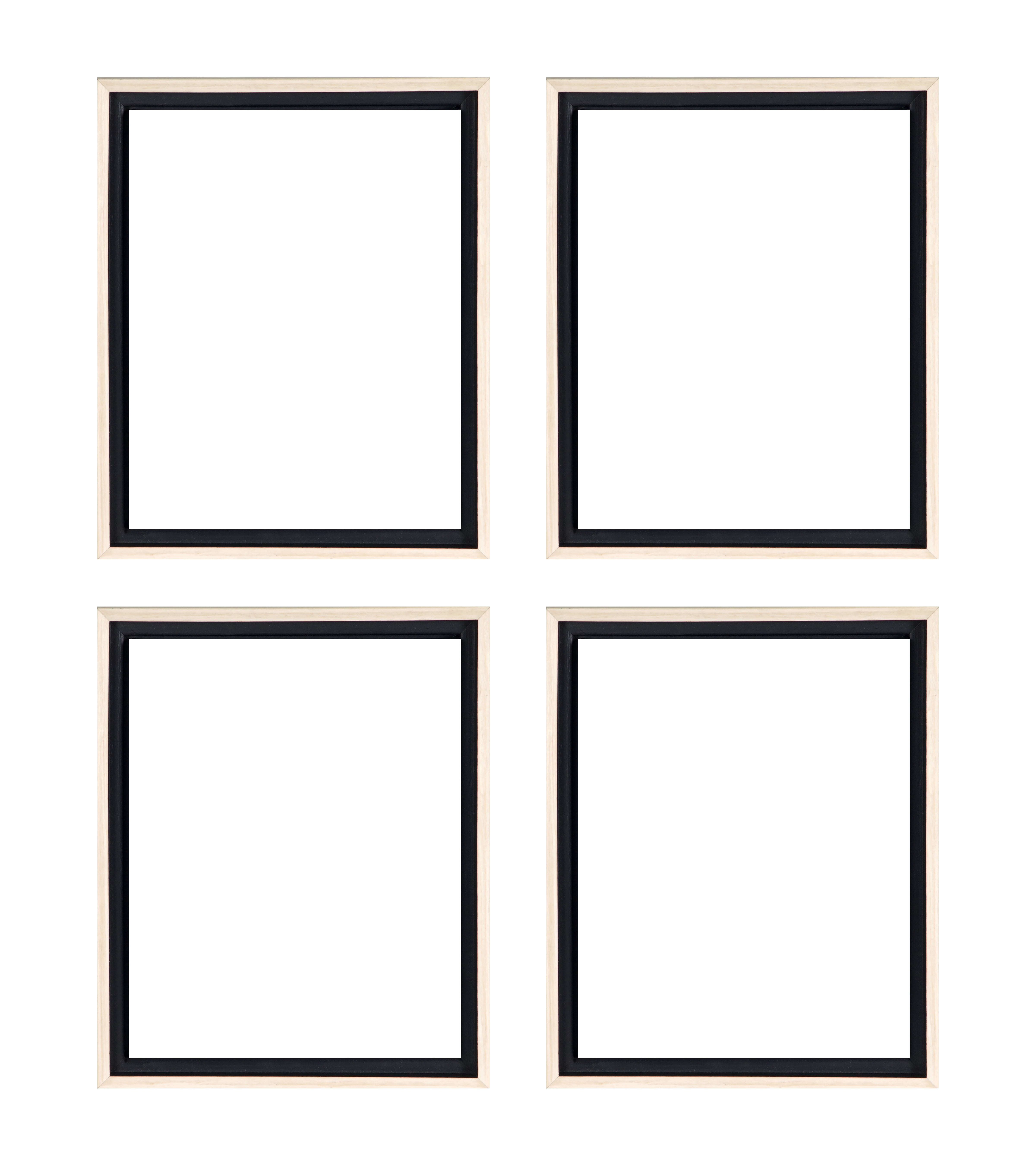 Pixy Canvas 16x20 inch Floater Frames for Canvas Paintings | Floater Frame  for Stretched Canvas and Canvas Panels | 1-3/8 Thick for 3/4 Deep Canvas