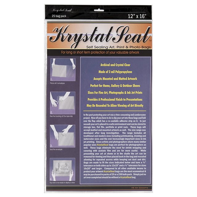 Creative Mark Krystal Seal ATC Art and Photo Bags Archival