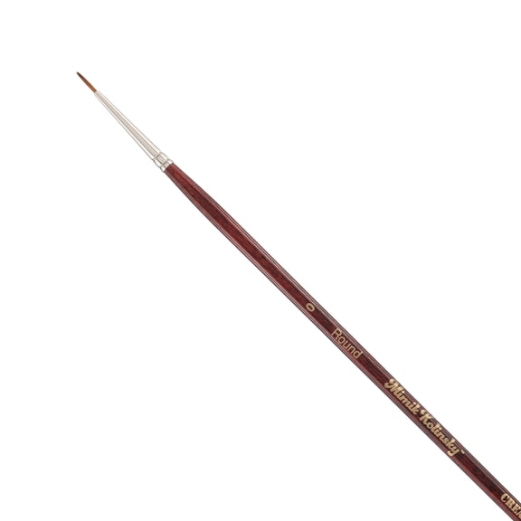 Creative Mark Mimik Kolinsky Watercolor Brush - # 0 Round - Long Handle Synthetic Paint Brush - Handmade in Germany - Synthetic Sable Paint Brushes for Professional Artists - Animal-Friendly
