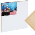 thumbnail image 1 of Creative Mark Mimik Recycled PET Cradled Canvas Panel 3/4" Depth - 8X8" Single Canvas - Medium-Textured Painting Board for Eco-Conscious Artists, 14.11 oz Triple-Acrylic-Primed Weight Mounted Canvas, 1 of 7