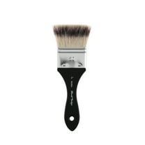 Creative Mark Mimik Synthetic Badger Mottler Brushes - Animal-Friendly Mottlers for Oil, Acrylics, Watercolor, Large Surfaces, & More! - Size 2"