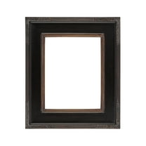 Creative Mark Plein Air Museum Collection Arte Picture Frame Solid Wood Composition Hand-Leafed Museum Quality Closed Corner - Black/Gold 12x16