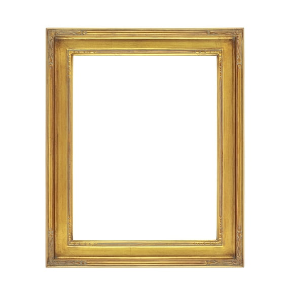 Creative Mark Plein Air Museum Collection Nouveau Picture Frame Solid Wood Composition Hand-Leafed Museum Quality Closed Corner - Gold 18x24