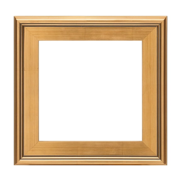 Creative Mark Plein Air Style Frame, Hand Leafed Gold, 10x10" - 2.75" Wide Moulding with 1/2" Rabbet Depth, Open Back W/O Glazing, Museum Quality, For Art Panels, Stretched Canvas, Pictures & More