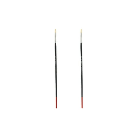 Creative Mark Powercryl Ultimate Acrylic Paint Brushes- Filbert #2 Set of 2, Artist Paint Brushes, 3 Diameters of Synthetic Hair Filament, Fine Control of Heavy Acrylics, Water Soluble Oils, and More