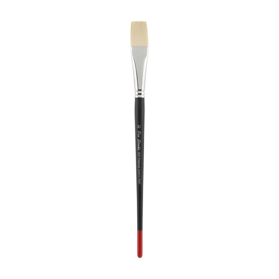 Creative Mark Powercryl Ultimate Acrylic Paint Brushes - Flat #12, Artist Paint Brushes, 3 Diameters of Synthetic Hair Filament, Fine Control of Heavy Acrylics, Water Soluble Oils, and More