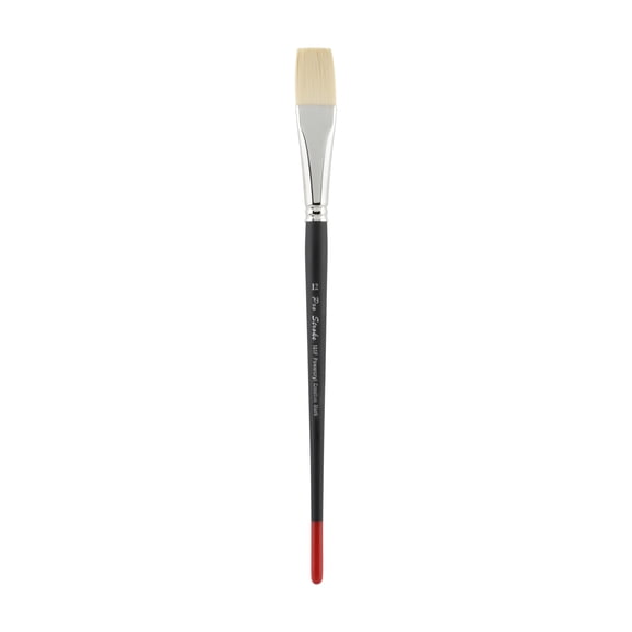 Creative Mark Powercryl Ultimate Acrylic Paint Brushes - Flat #12, Artist Paint Brushes, 3 Diameters of Synthetic Hair Filament, Fine Control of Heavy Acrylics, Water Soluble Oils, and More