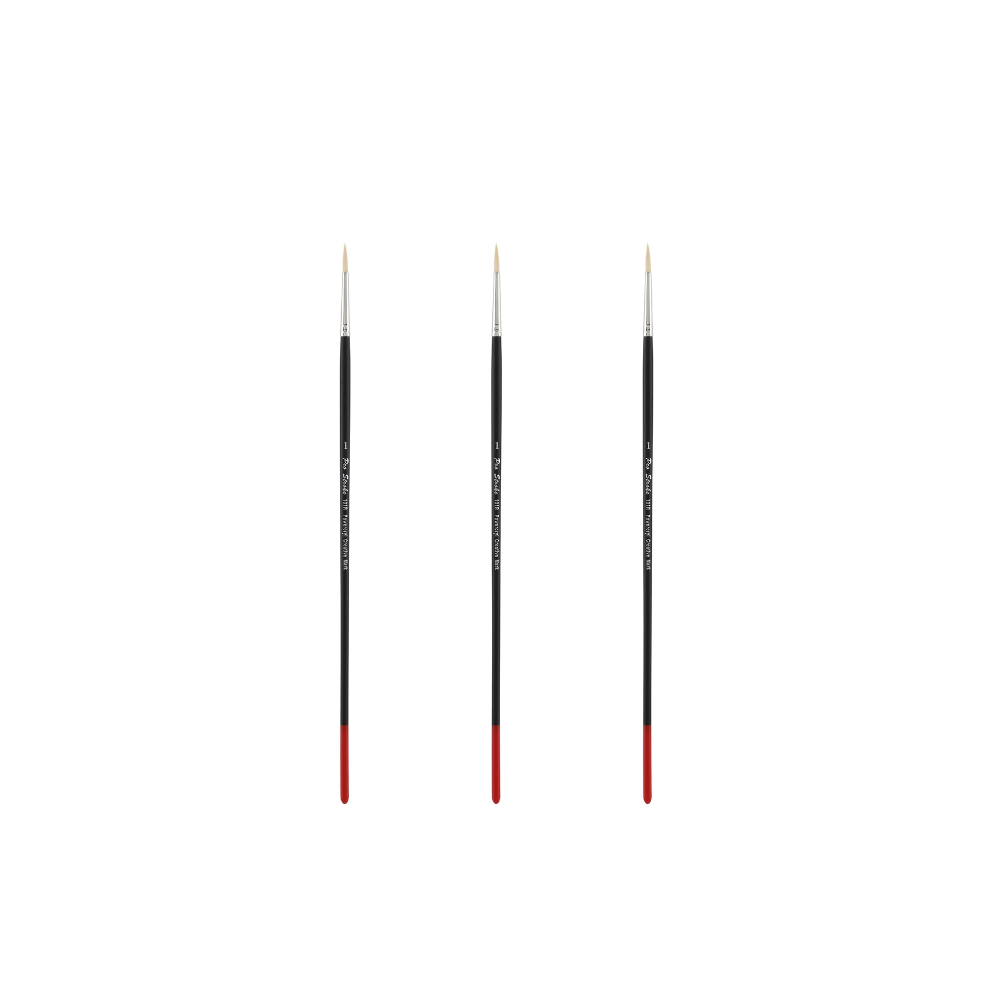 Creative Mark Powercryl Ultimate Acrylic Paint Brushes Round 1 Set