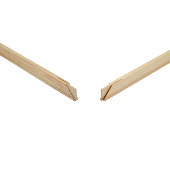 Creative Mark Pro-Bar Heavy Duty 54" Wood Stretcher Bars - 6 Pack 1.5" Deep Extra Heavy White Pine Wood Stretcher Bars for Canvas, Artists, Framing