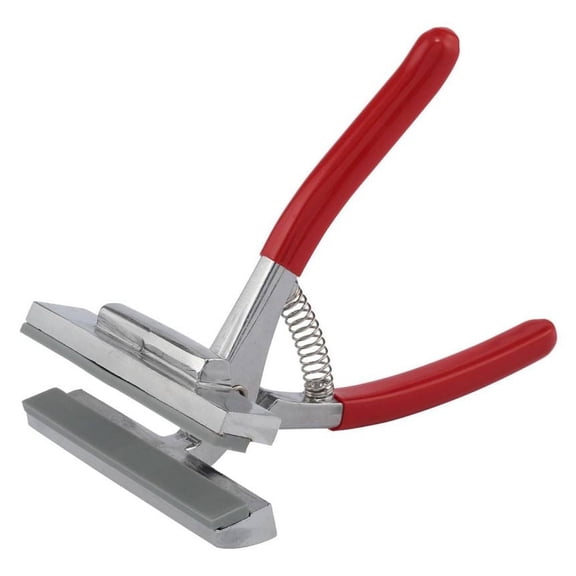 Creative Mark Pro Canvas Pliers - Solid Metal, Heavy Duty Spring Return Handles, Perfect Mating Jaws, Rubberized Grip - [Large | 4 - 3/4" Wide Grip]