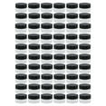 thumbnail image 1 of Creative Mark Sample Containers - .24 oz Size, 60-Pack Clear Plastic Sample Jars, Cosmetic Containers with Lids, Wide-Mouth Opening, Easy to Label, Black Lid - Prevent Waste, 1 of 7