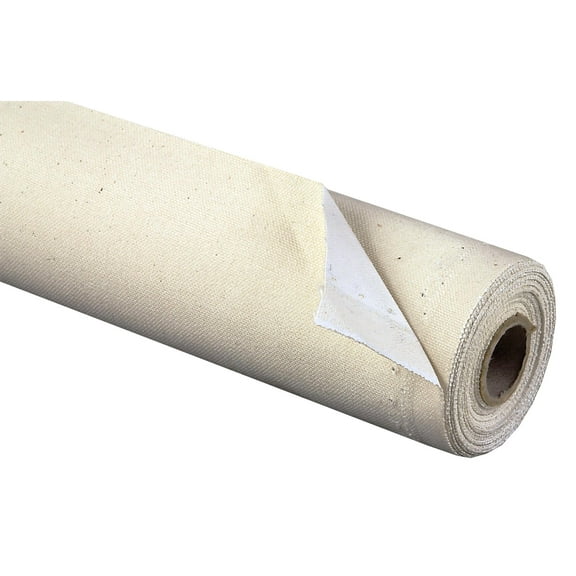 Creative Mark Spectrum Universal Unstretched Cotton Canvas Roll - 60" x 6 Yards 10 oz (12.1 oz Primed) Double Primed, Rich White Acid-Free Acrylic Priming, Canvas Rolls for Painting