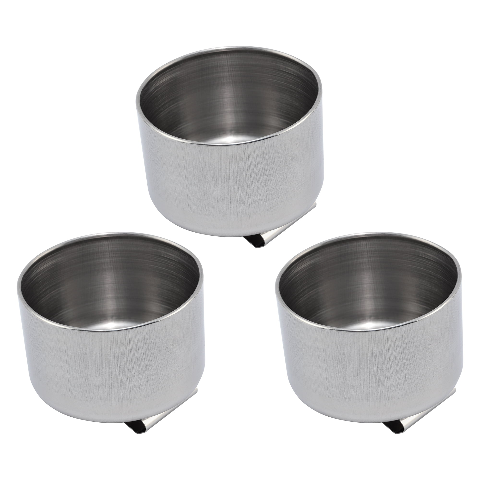 Creative Mark Stainless Steel Palette Cup 100ml, 3 Pack with Sturdy