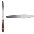 thumbnail image 1 of Creative Mark Stainless Steel Palette Knife Painting Tools - Paint Palette with Wooden Handle - Variety of Shapes and Sizes - 50T, 5-1/4 in, 1 of 2